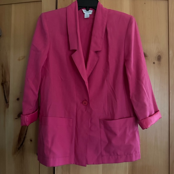 Vintage Carriage Court Blazer Jacket pink size 6 - Picture 1 of 4